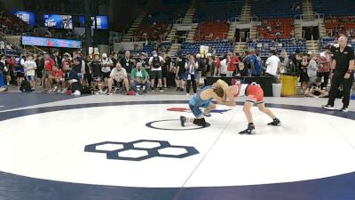 100 lbs Champ. Rd Of 64 - Thatcher Purser, Utah vs Maverick Sanchez, California
