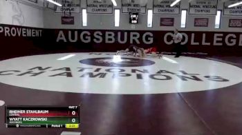 125 lbs Quarterfinal - Rheiner Stahlbaum, Central vs Wyatt Kaczrowski, Augsburg