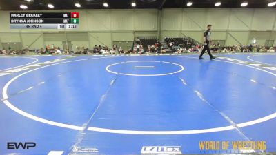 50 lbs Rr Rnd 4 - Harley Beckley, Mat Union Misfits K-6 vs Brynna Johnson, Mat Warriors K-6