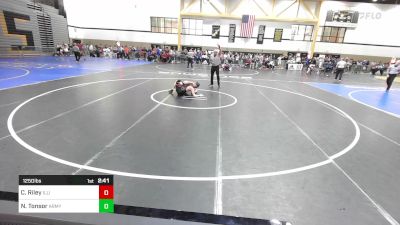 125D lbs Rr Rnd 1 - Caelen Riley, Illinois vs Noah Tonsor, Army West Point