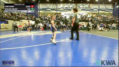 66 lbs Rr Rnd 2 - Lane Jager, Carl Albert vs Waylon Helvey, Team Guthrie Wrestling