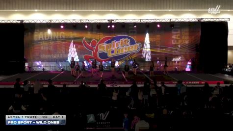 Pro Sport - Wild Ones [2025 L1 Youth - D2 Day 1] 2025 Spirit Cheer Dance Grand Nationals & Cheer Nationals
