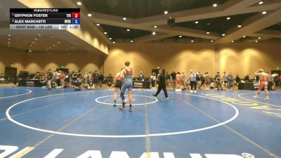 132 lbs Quarters - Gryphon Foster, Titletown Fight Club vs Alex Marchetti, Wyoming Seminary