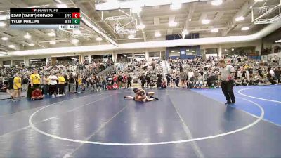 120 lbs Cons. Round 1 - Tyler Phillips, Brighton vs Esau (Yanut) Copado, Spanish Fork