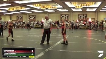 85 lbs Round 2 (6 Team) - Jordan Perez, Smitty`s Barn vs Cam Renfer, Mat Assassins Red
