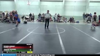 100 lbs Round 2 (8 Team) - Ryker Keeney, Rampage vs Mason Hammel, Ranger WC