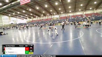 150 lbs 1st Place Match - Zoe Fries, Kuna Klub vs Abigail Trayhorn, Bear River Junior High Wrestling Club