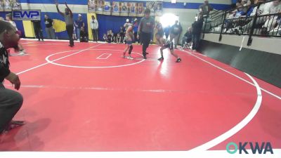 61 lbs Consi Of 4 - Jaxyn McCallie, Berryhill Wrestling Club vs AJAY Carwile II, Pin-King All Stars