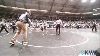 52 lbs Consi Of 32 #2 - Wells Harper, Duncan Demon Wrestling vs Riggs Smith, Bartlesville Wrestling Club