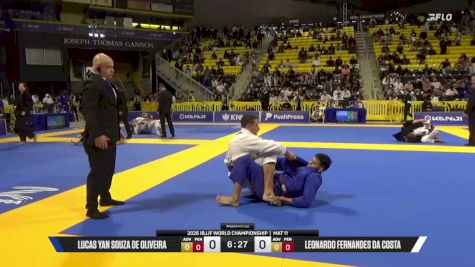 Leonardo Fernandes Da Costa vs Lucas Yan Souza De Oliveira 2026 World Jiu-Jitsu IBJJF Championship
