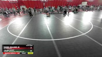 55-55 lbs Round 3 - Caleb Scott, Crystal Lake Wizards Wrestling Club vs Daniel Ballines Jr, St. Charles WC