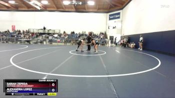 160 lbs Champ. Round 2 - Alexandra Lopez, Unattached vs Sariah Zepeda, Southern Oregon University