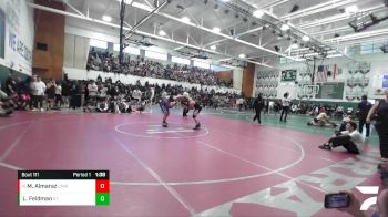 157 lbs Champ. Round 1 - Martin Almaraz, Littlerock vs Luke Feldman, South Torrance