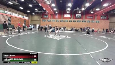 197 lbs Semifinal - Armando Sandoval, Cerritos vs Miles Kline, Moorpark