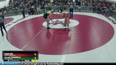 190 lbs Semifinal - Kage Mir, Bishop Gorman HS vs Dylan Tondreau, SLAM! NEVADA