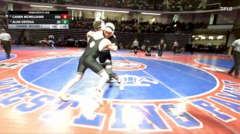 175-1A Champ. Round 1 - CADEN MCWILLIAMS, Commerce Hs vs Alan Ortega, Jeff Davis HS