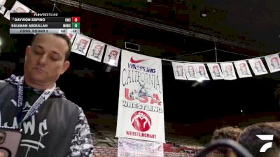Bantam - 53 lbs Cons. Round 2 - Dayvion Espino, Oakdale Wrestling Club vs Suliman Abdullah, Mad Dawg Wrestling Club