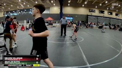 84 lbs Round 2 (8 Team) - Nelson Villafane, Mat Assassins Black vs Braylon Butts, North Carolina National Team