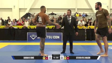 Steven Kyle Mason vs Darian B Sims 2025 World IBJJF Jiu-Jitsu No-Gi Championship