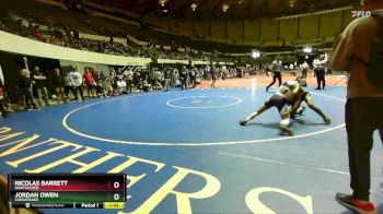 130 lbs Quarterfinal - Nicolas Barrett, Unattached vs Jordan Owen, Chesapeake