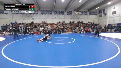 136 lbs Cons. Round 5 - Gabe Naim, Santa Teresa vs James Gensaw, Del Norte