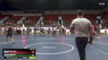 140 lbs Quarterfinal - Devin Menika, Columbia City vs Braydon Hall, Huron