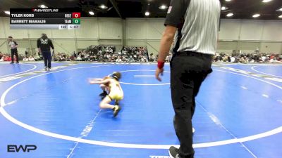 43 lbs Rr Rnd 3 - Tyler Korb, Regulators 9U 2 vs Barrett Mamalis, Team Danger 9U