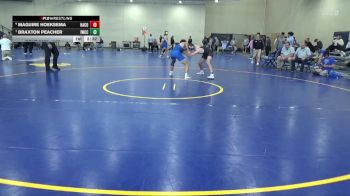 157 lbs Semifinal - Braxton Peacher, Iowa Western Community College vs Maguire Hoeksema, Harper College