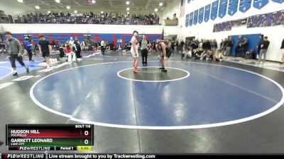 215 lbs Champ. Round 1 - Garrett Leonard, Lake City vs Hudson Hill, Pocatello