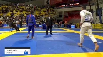 LEONARDO FERNANDES SAGGIORO vs JOÃO PAULO GONÇALVES NETO 2019 World Jiu-Jitsu IBJJF Championship