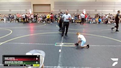 41 lbs Round 2 (6 Team) - Brendon Ralston, Donahue Wrestling Academy vs Sam Smith, Illinois King Pins