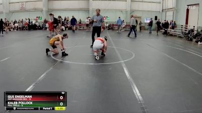 80 lbs Round 7 (8 Team) - Gus Engelman, Mat Assassins Red vs Kaleb Pollock, Full Circle