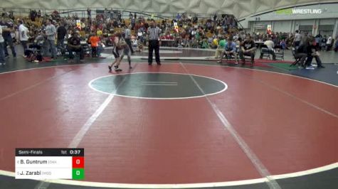 60 lbs Semifinal - Briella Guntrum, (Oak Glen) vs Jonathan Zarabi, (Moon)