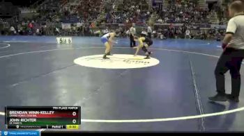 132 lbs 7th Place Match - John Richter, St. Mary`s vs Brendan Winn-Kelley, Grand Forks Central