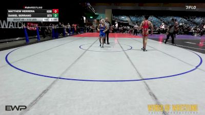 115 lbs Round Of 32 - Matthew Herrera, Hermiston Wrestling vs Daniel Serrano, Dethrone