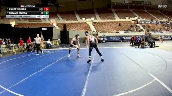 D1-120 lbs Champ. Round 1 - Asher Stubbs, Desert Vista High School vs Giovani Rivera, Sunnyside High School