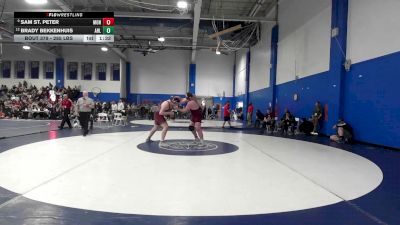 285 lbs Consi Of 4 - Sam St. Peter, Monument Mountain vs Brady Bekkenhuis, Arlington