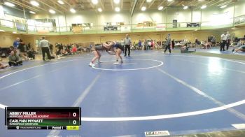 119-124 lbs Round 2 - Carlynn Mynatt, Marshfield Wrestling vs Abbey Miller, Hurricane Wrestling Academy