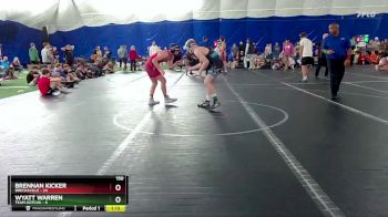 150 lbs Round 6 (8 Team) - Wyatt Warren, Team Gotcha vs Brennan Kicker, Brecksville