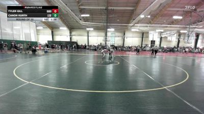 126 lbs Round Of 32 - Tyler Gill, Hanover Hawkeye Youth Wrestling vs Canon Kurth, Legend Wrestling Club