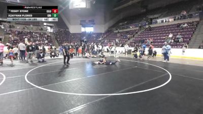 84 lbs Cons. Quarters - Teddy Stone, Colorado vs Xzayvian Flores, Glory Wrestling Academy