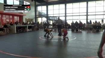 115 lbs Cons. Round 2 - Jayden Hoffman, Marion Wolves vs Cole Connell, Hawkeye Wrestling Academy
