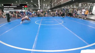 60 lbs Round 2 - Brody Rogers, PA Alliance vs Marcus Washenitz, Tri State Hammers