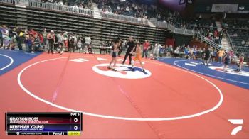 97 lbs Quarterfinal - Grayson Boss, Jackson Hole Wrestling Club vs Nehemiah Young, Natrona Colts Wrestling