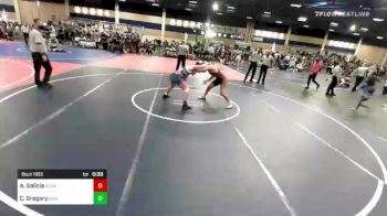 170 lbs Consi Of 8 #1 - Abraham Galicia, Sunkist Kids/Monster Garage vs Crew Gregory, Midlothian HS