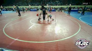 67 lbs Consi Of 4 - Lason West, Weatherford Youth Wrestling vs Conner Smith, Maverick Elite Wrestling