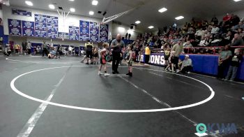 55 lbs Rr Rnd 3 - Jasper Earls, Tecumseh Youth Wrestling vs Luxton Sullivan, Cowboy Wrestling Club