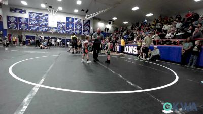 55 lbs Rr Rnd 3 - Jasper Earls, Tecumseh Youth Wrestling vs Luxton Sullivan, Cowboy Wrestling Club