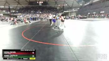 Girls 1B/2B/1A/2A 235 Quarterfinal - Kiona Michel, Omak (Girls) vs Kiara Castillo, Highline (Girls)