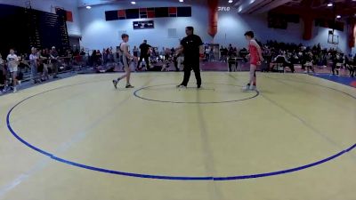 105 lbs Cons. Round 3 - Nathaniel Lanoue, Caliber Wrestling Academy vs Caleb Hogue, New Kent